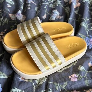Adidas Women's Gold Slide Sandals